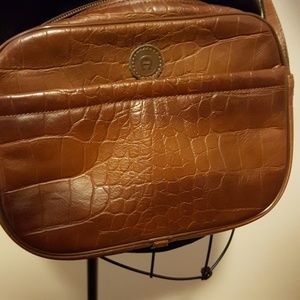 Vintage Etienne Aigner Leather Cross body Bag